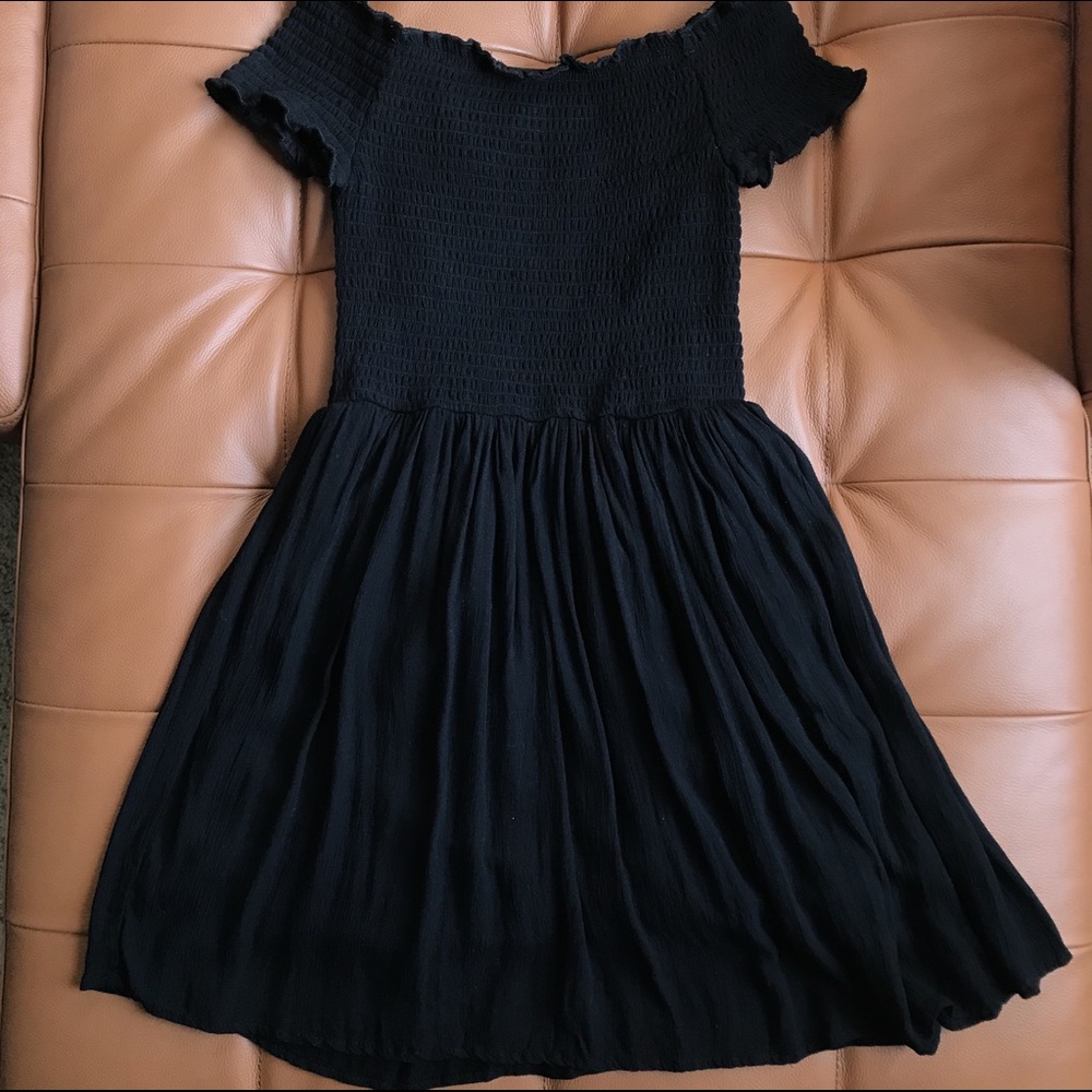 Black Off the Shoulder Dress